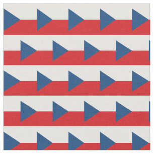 Czech Flag & Czech Republic Trendy Fabric /fashion