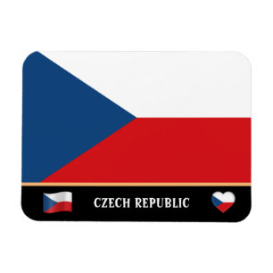 Czech Flag & Czechia country travel/Czech Republic Magnet