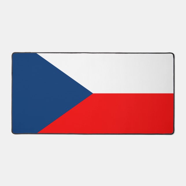Czech Flag Desk Mat (Front)