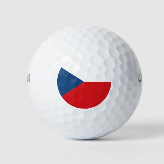Czech Flag Golf Balls (Front)