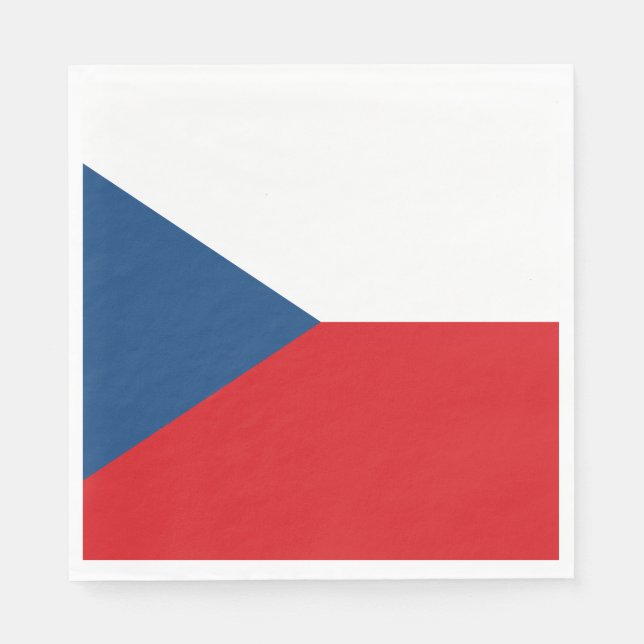 Czech Flag Napkin (Front)