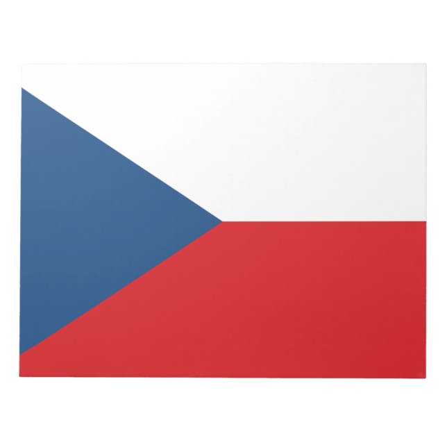 Czech Flag Notepad (Front)