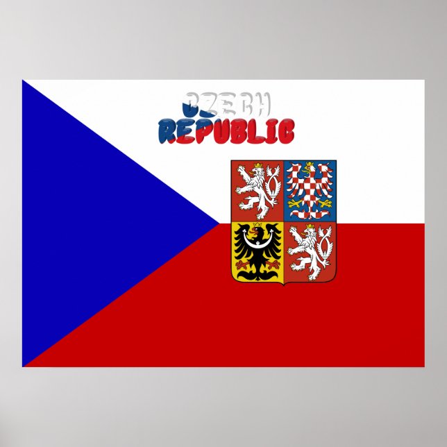 Czech flag poster (Front)