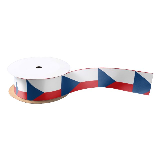 Czech Flag Satin Ribbon (Spool)