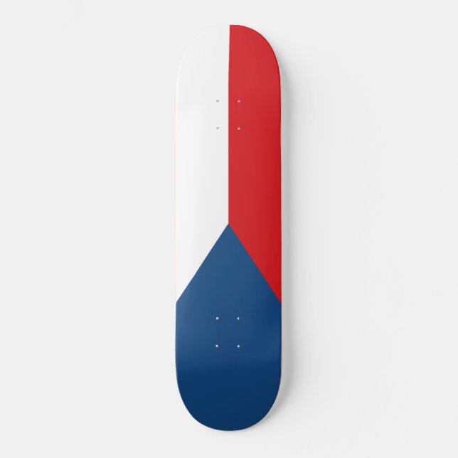 Czech Flag Skateboard (Front)