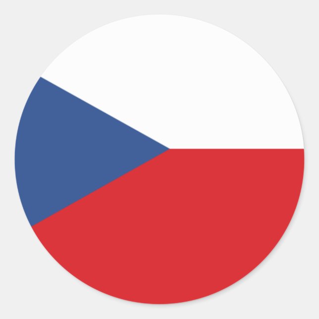 Czech flag stickers (Front)