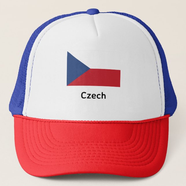 Czech Flag Trucker Hat (Front)