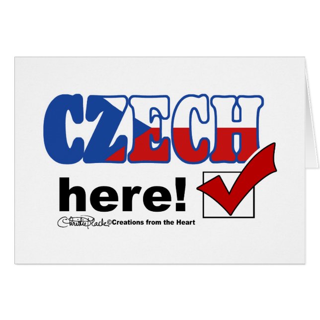 Czech Here (light) (Front Horizontal)