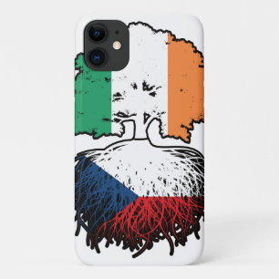 Czech Irish Ireland Tree Roots Flag Case-Mate iPhone Case