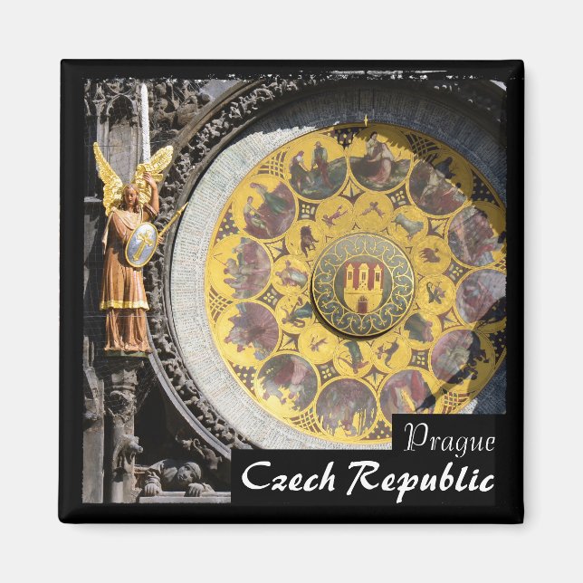 Czech, Prague - Astronomical Clock (Magnet) Magnet (Front)