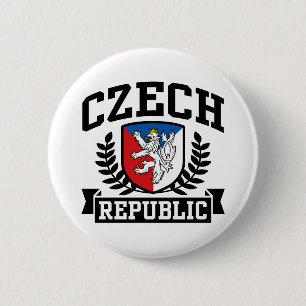 Czech Republic 6 Cm Round Badge