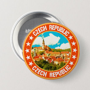 Czech Republic 7.5 Cm Round Badge