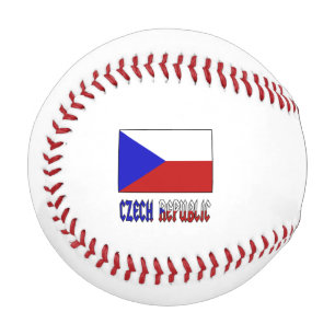 Czech Republic and Czech Flag Personalised Baseball
