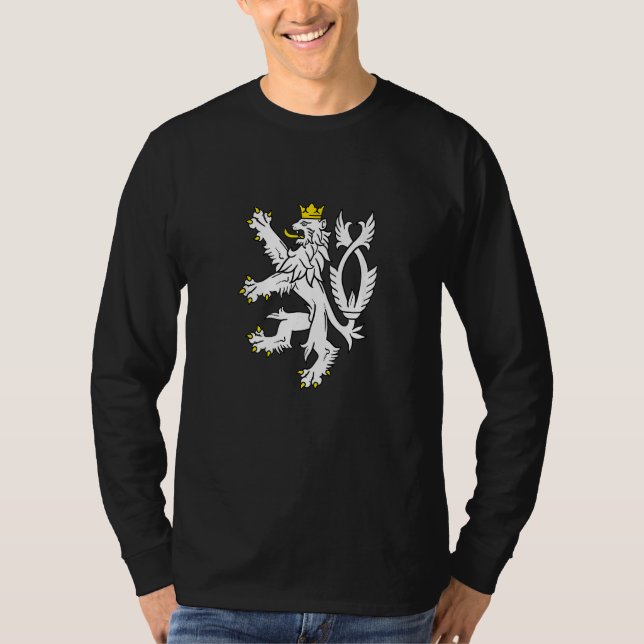 Czech Republic  Bohemian Lion Symbol  1 T-Shirt (Front)