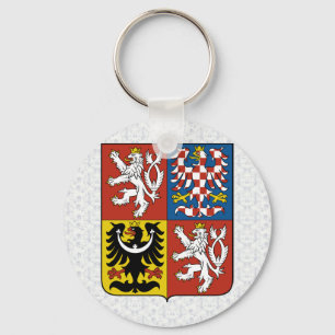 Czech Republic Coat of Arms detail Key Ring