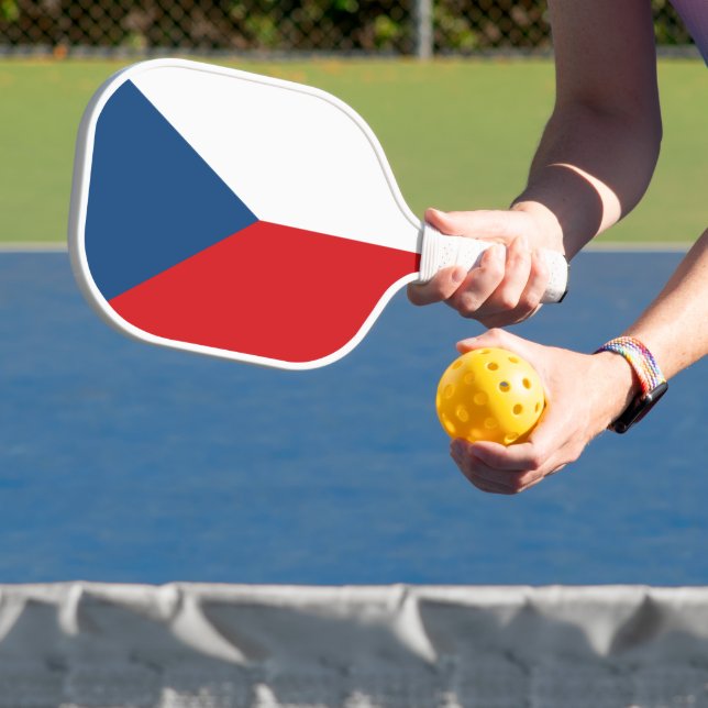Czech Republic coat of arms Pickleball Paddle (Insitu)