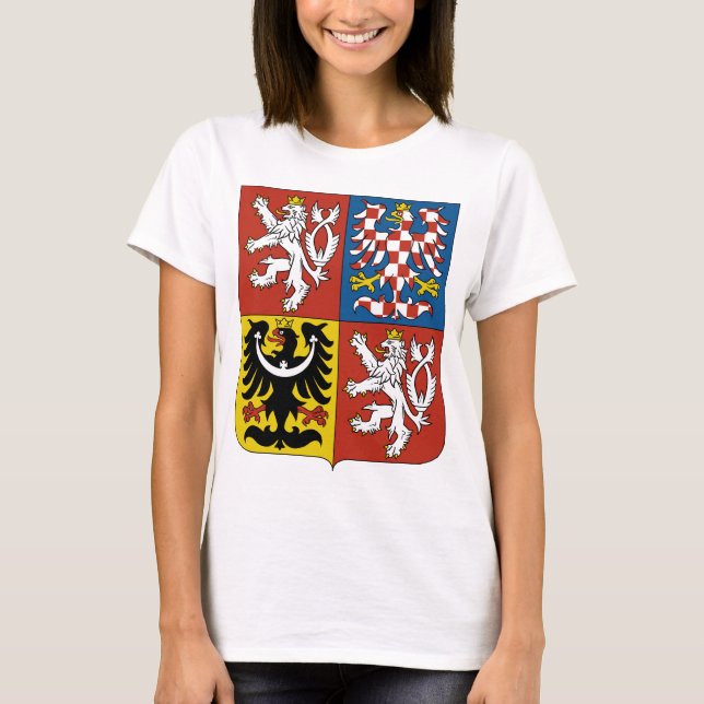 Czech Republic Coat of Arms T-Shirt (Front)