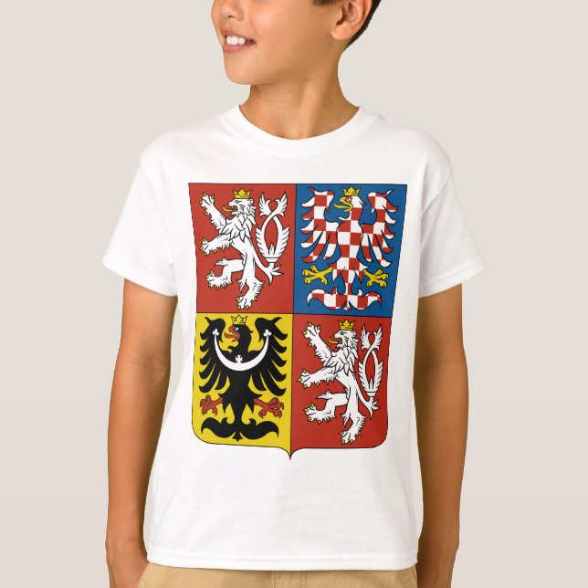 Czech Republic Coat of Arms T-Shirt (Front)