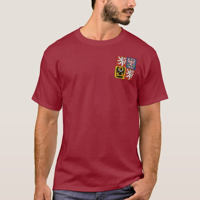 Czech Republic Coat of Arms T-Shirt (Front)