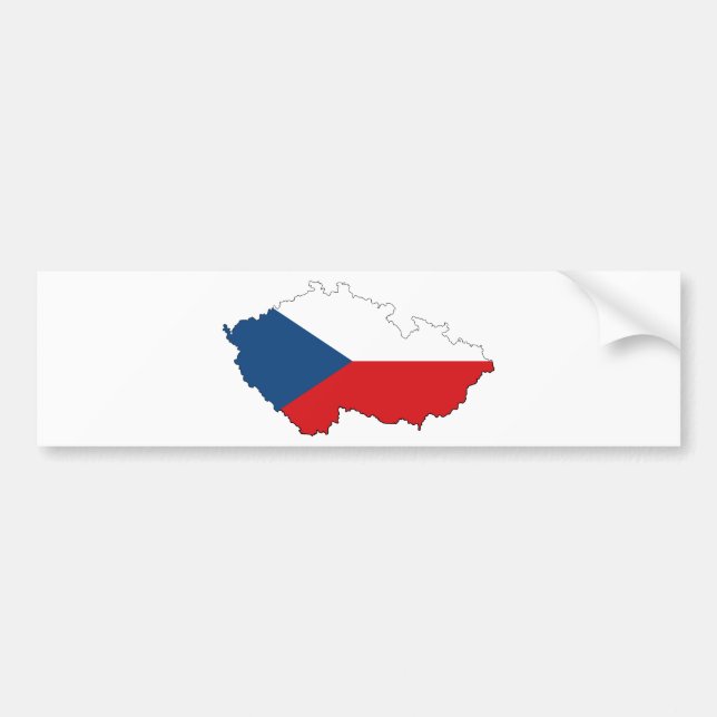 Czech Republic CZ Bumper Sticker (Front)