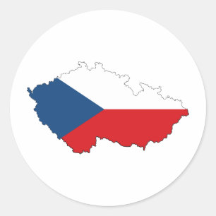 Czech Republic CZ Classic Round Sticker