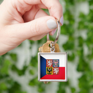 Czech Republic & Czech Flag fashion /sports fans Key Ring