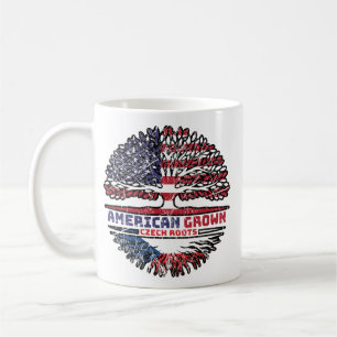 Czech Republic Czech US American USA United States Coffee Mug