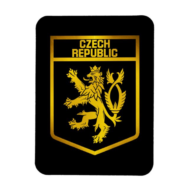 Czech Republic Emblem Magnet (Vertical)