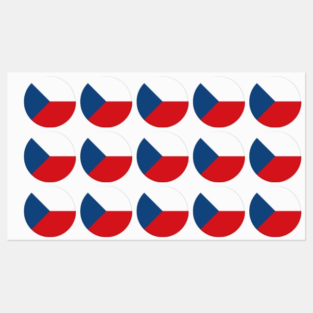 Czech Republic Flag (Sheet)