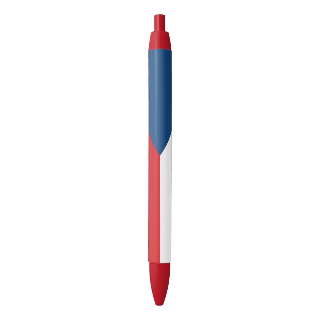 Czech Republic Flag Blue Ink Pen (Front Vertical)