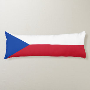 Czech Republic flag Body Cushion