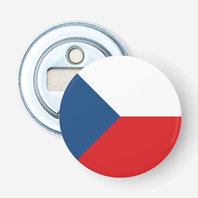 Czech Republic Flag Bottle Opener (Front)