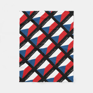 Czech Republic Flag - Ceska Republika Fleece Blanket