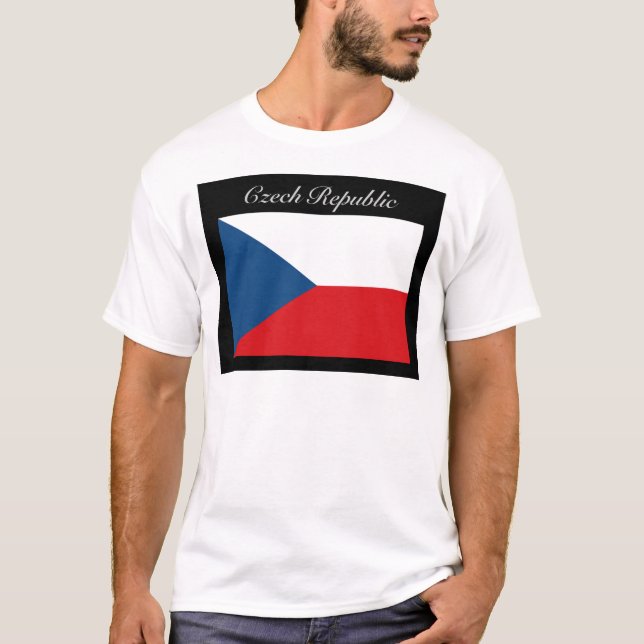 Czech Republic Flag - Ceska Republika T-Shirt (Front)