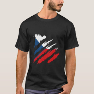 Czech Republic Flag Claw Czech Pride Czech Flag Cz T-Shirt
