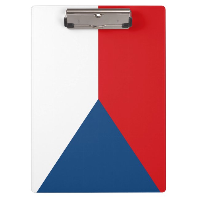 Czech Republic Flag Clipboard (Front)