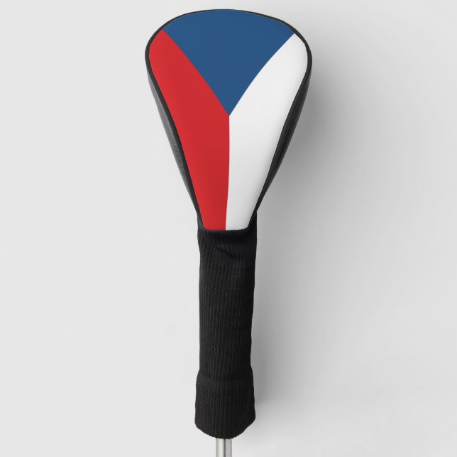 Czech Republic Flag Czech Patriotic Golf Head Cover (Front)