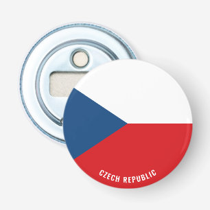 Czech Republic Flag Delightful Patriotic Bottle Opener