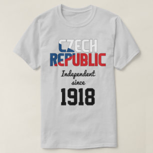 Czech Republic Flag Independence Celebration T-Shirt