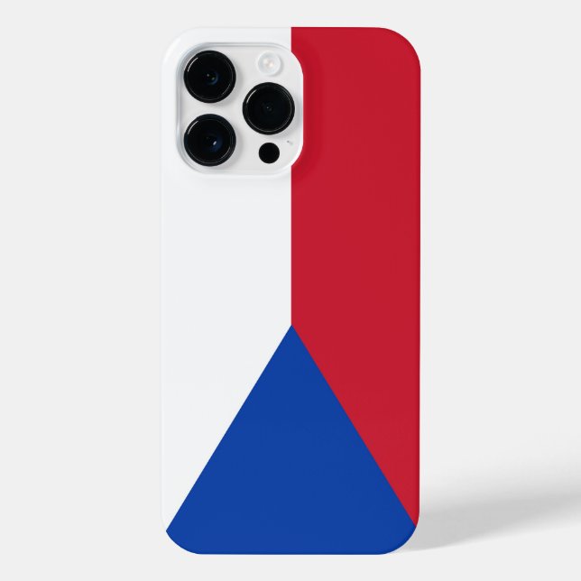Czech Republic flag iPhone Case (Back)