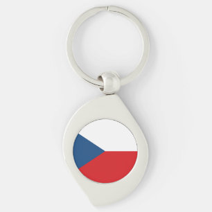 Czech Republic Flag Key Ring