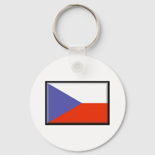Czech Republic Flag Key Ring