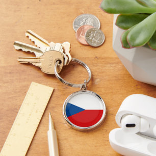 Czech Republic flag Key Ring