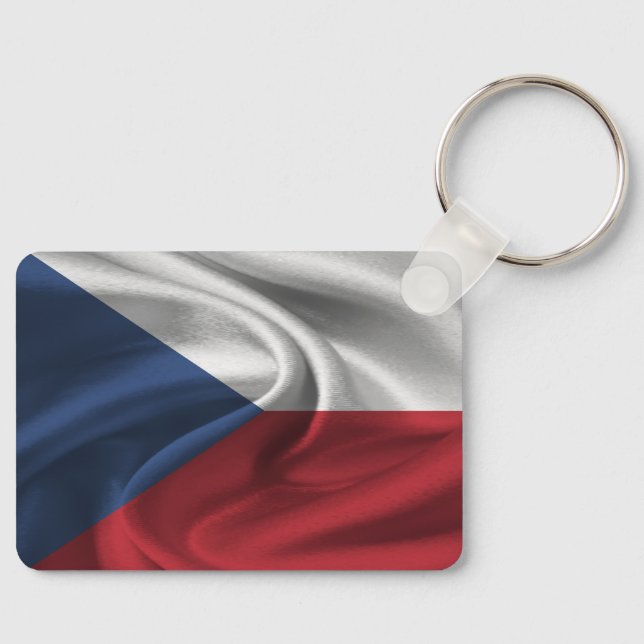 Czech Republic Flag Keychain (Front)