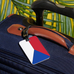 Czech Republic flag Luggage Tag