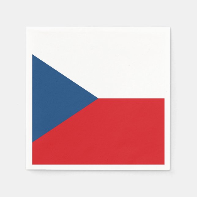 Czech Republic Flag Napkin (Front)