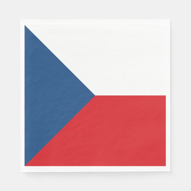Czech Republic Flag Napkin (Front)