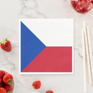Czech Republic flag Napkin