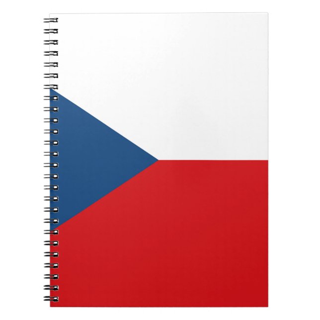 Czech Republic Flag Notebook (Front)