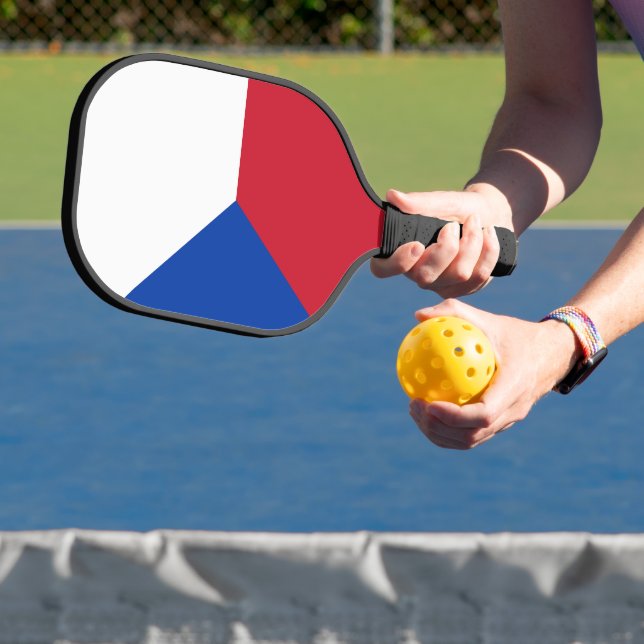 Czech Republic flag Pickleball Paddle (Insitu)